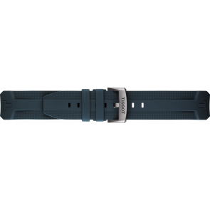 Watch strap Tissot T1104204704100A / T603040808 Silicone Blue 22mm